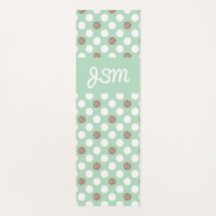Custom Polka Dotted Yoga Mat