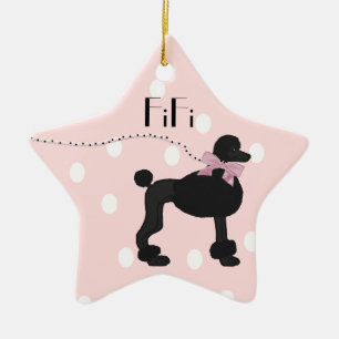 Custom Poodle ornament