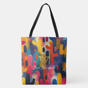 Custom : Pop Art Panache Personalised Tote Bag