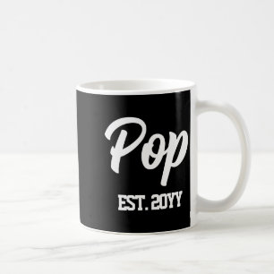 Custom Pop Est Year Personalized Gift New Grandpa Coffee Mug