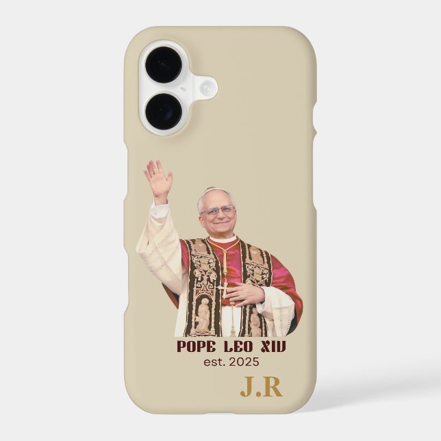 Custom Pope Leo XIV Est 2025 Commemorative (Back)