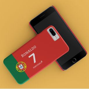 Custom Portugal Football Flag Case - Personalised