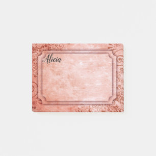 custom post it note vintage style