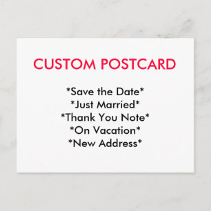 Custom Postcard