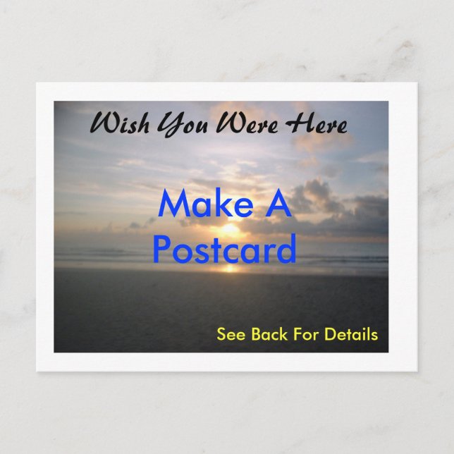 Custom Postcard (Front)