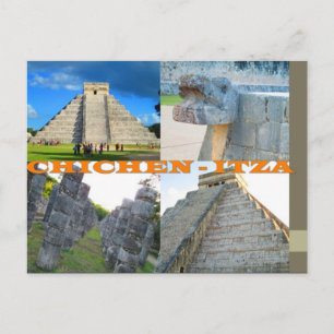 CUSTOM POSTCARDS- CANCUN COLLAGE 3 POSTCARD