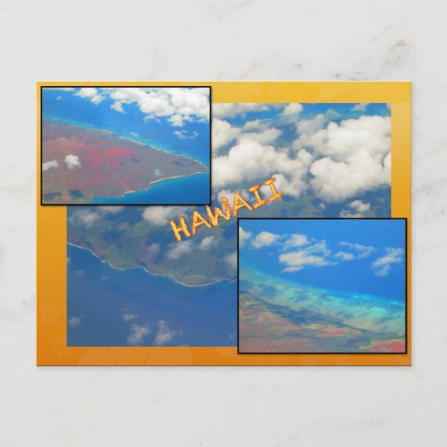 CUSTOM POSTCARDS- HAWAII COLLAGE# 18 POSTCARD (Front)