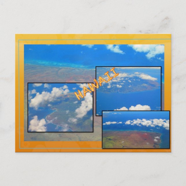 CUSTOM POSTCARDS- HAWAII COLLAGE# 19 POSTCARD (Front)