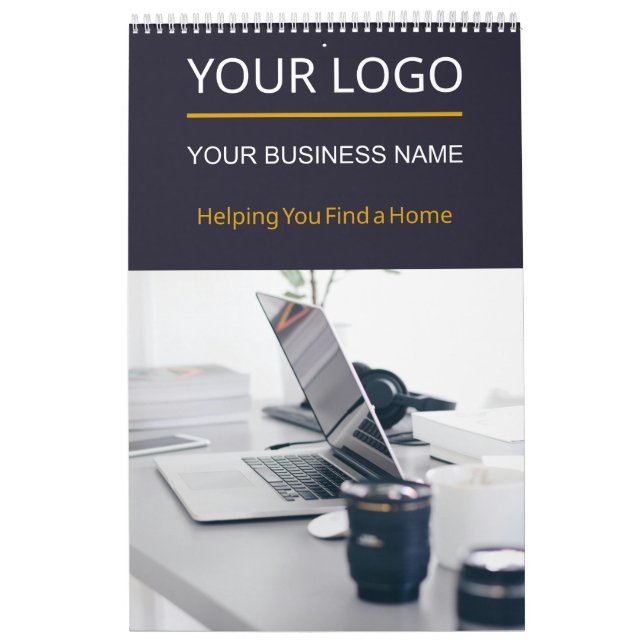 Custom Poster Calendar Branded Office Wall Print (Cover)