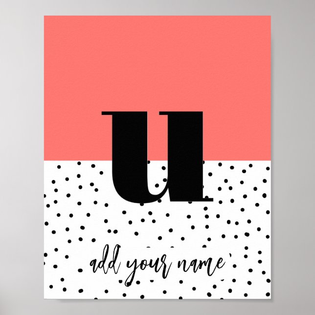 CUSTOM - Poster - Lower Case u (Front)