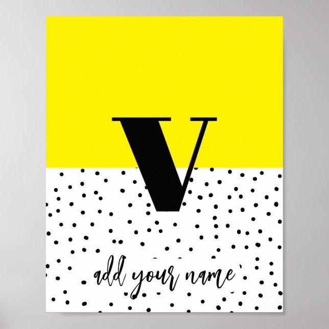CUSTOM - Poster - Lower Case v (Front)