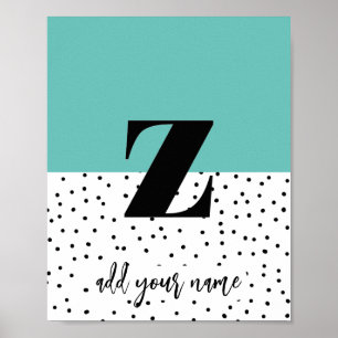 CUSTOM - Poster - Lower Case z