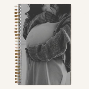 Custom Pregnancy Photo Mummy-to-be Maternity Notebook