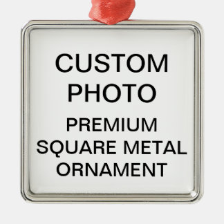 Custom Premium 2" Photo Christmas Tree Ornament