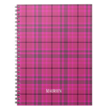 Custom preppy pink & purple plaid tartan trendy