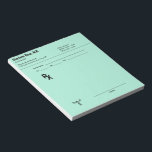 Custom Prescription Notepad – Editable Doctor RX<br><div class="desc">Custom Prescription Notepad – Editable Doctor RX Pad! ___________________________ Stay organised in style with our Custom Prescription Notepad, designed for doctors, nurses, and medical professionals who want a practical yet personalised tool for everyday use. This editable RX pad features a clean, professional layout while allowing customisation to fit your name,...</div>