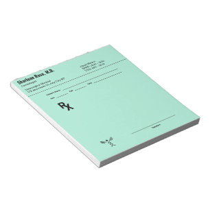 Custom Prescription Notepad – Editable Doctor RX 
