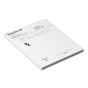 Custom Prescription Notepad – Editable Doctor RX 