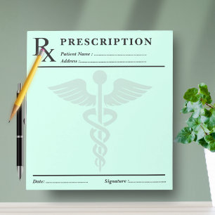 Custom Prescription Notepad – Editable Doctor RX 