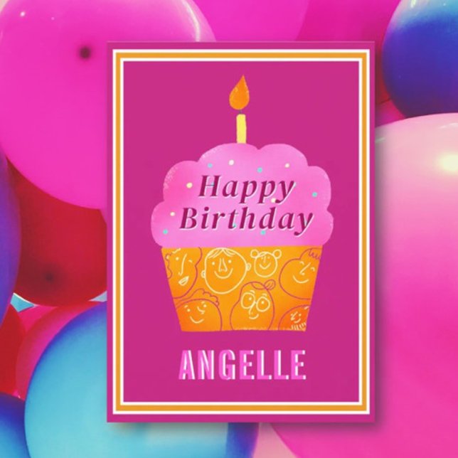 Custom  Pretty Happy Birthday card (Creator Uploaded)