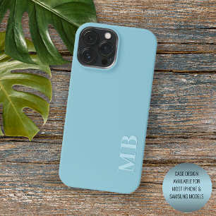 Custom Pretty Light Turquoise Blue Coloured Case-Mate iPhone 14 Pro Max Case