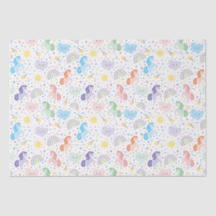 Custom Pretty Little Unicorns Tissue Paper