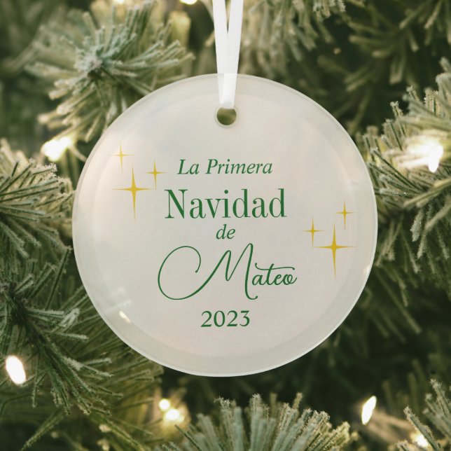 Custom Primera Navidad Ornament (Insitu)