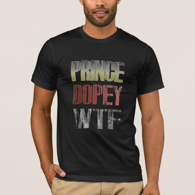 Custom Prince Dopey Shirt - Funny Royalty Tee (Front)