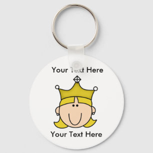 Custom Princess Blonde Keychain