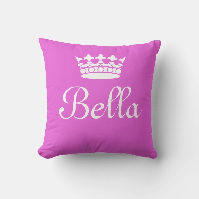 Custom Princess Isabella Throw Decorative Pillow (Front)