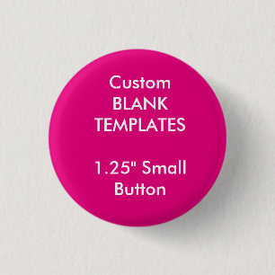 Custom Print 1.25" Small Button Pin Blank Template