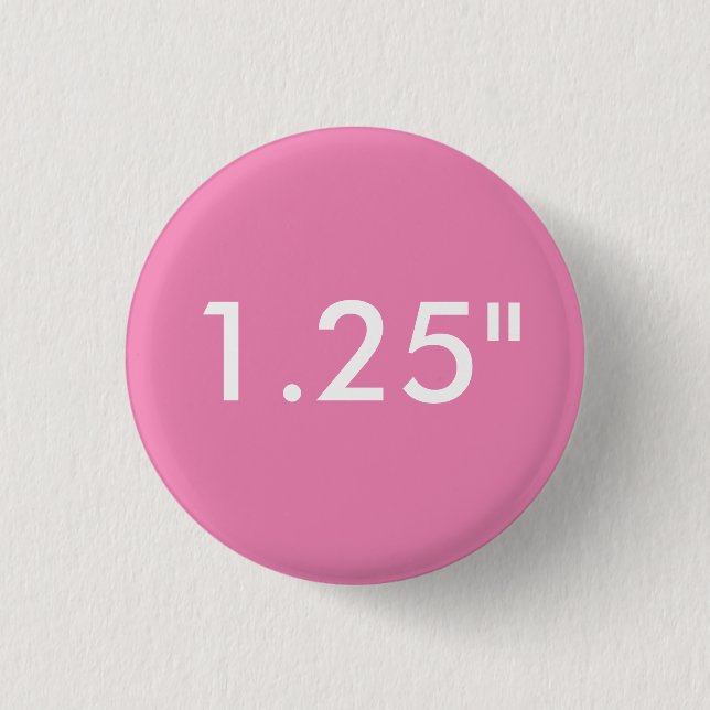 Custom Print 1.25" Small Round Button Template (Front)