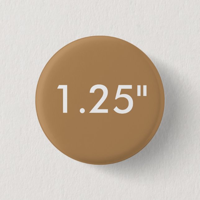 Custom Print 1.25" Small Round Button Template (Front)