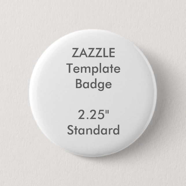 Custom Print 2.25" Round Badge Blank Template (Front)