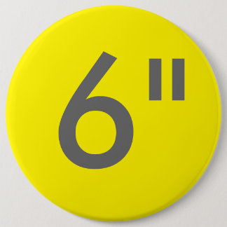 Custom Print 6" Giant Round Button Blank Template