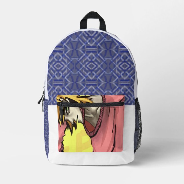 • Custom Print Backpack | Personalised Graphic Ruc (Front)