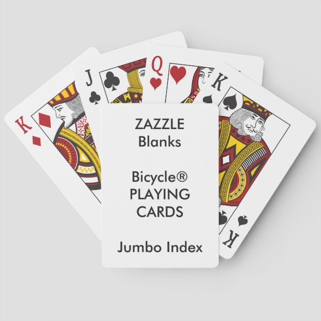 Custom Print Bicycle® JUMBO INDEX Playing Cards (Back)