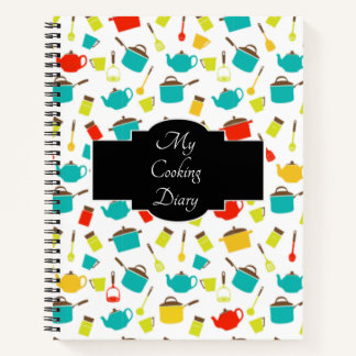 Custom Print Cooking Diary  Notebook