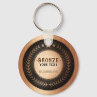 CUSTOM PRINT DIY MEDAL Bronze Champion EDITABLE