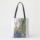 Custom Print Dragonflies Tote Bag
