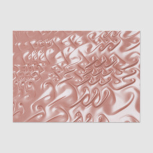 Custom Print Effect Ripple Rose Gold Tissue Paper