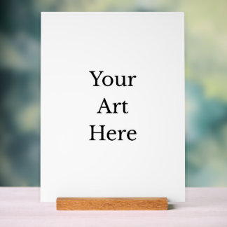 Custom Print Multiple Sizes Acrylic Sign