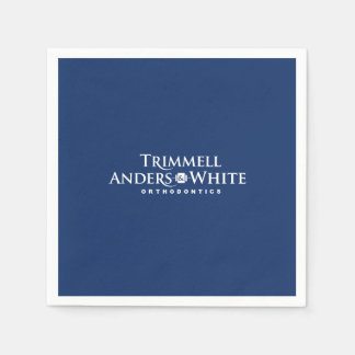 CUSTOM PRINT ORDER  for Kelsey - 20th logo navy Napkin