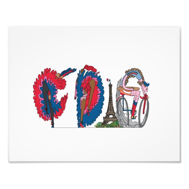 Custom Print | PARIS, FR (CDG) (Front)