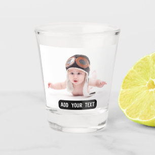 Custom Print Personalised Photo Shot Glass
