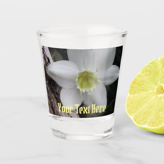 Custom Print Personalised Photo Shot Glass (Front)