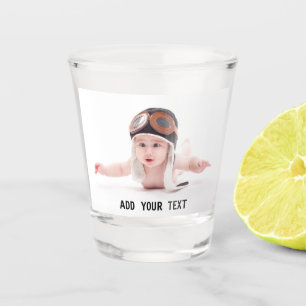 Custom Print Personalized Photo Shot Glass