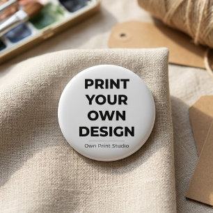 Custom Print Your Own   Printing My Own To Order 3 Cm Round Badge