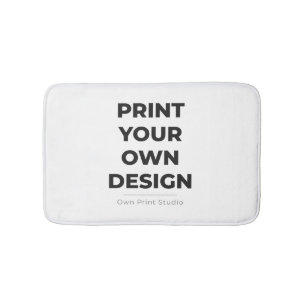 Custom Print Your Own Printing My Own To Order Bath Mat
