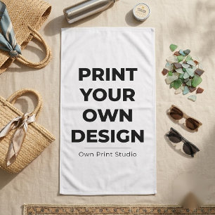 Custom Print Your Own Printing My Own To Order Beach Towel